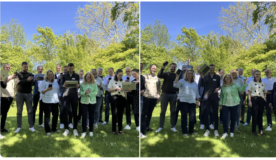 KI-Rendite — gemischtes Team aus Menschen und KI als virtuelle KollegInnen